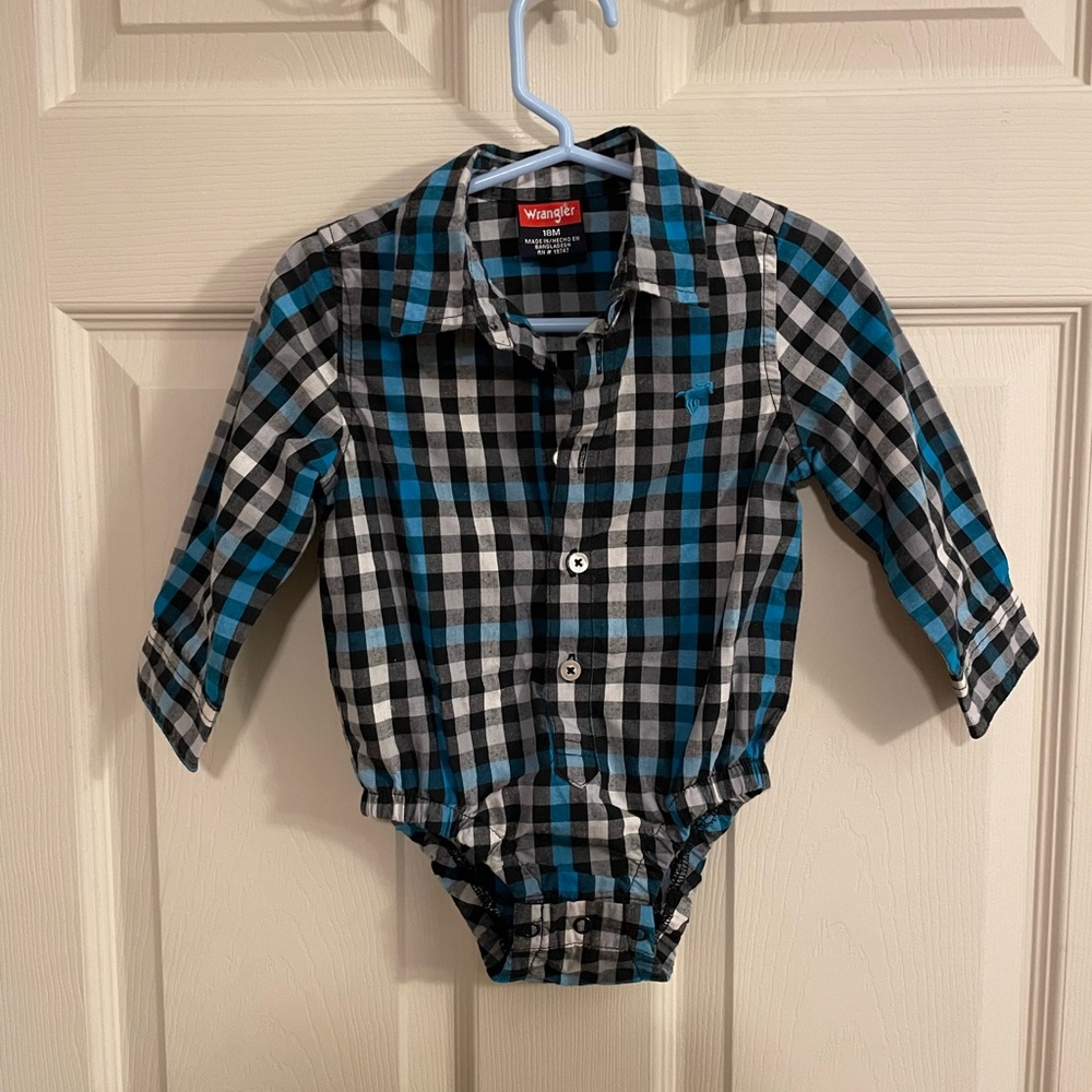 Wrangler 18 month long sleeve button down